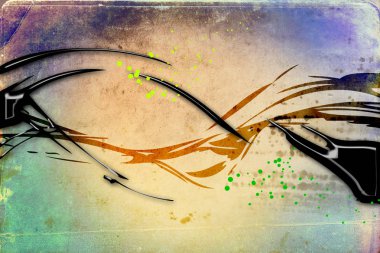 soyut renk tasarımı sanat illüstrasyonu