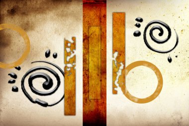 soyut renk tasarımı sanat illüstrasyonu