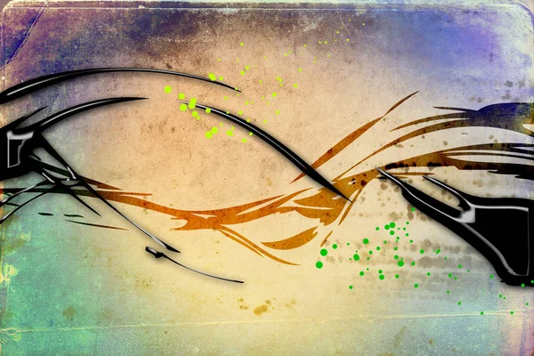 soyut renk tasarımı sanat illüstrasyonu