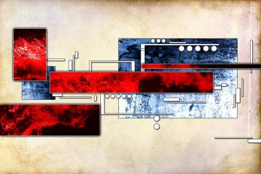soyut renk tasarımı sanat illüstrasyonu