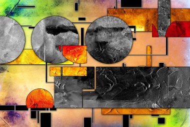 soyut renk tasarımı sanat illüstrasyonu