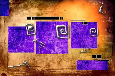 soyut renk tasarımı sanat illüstrasyonu