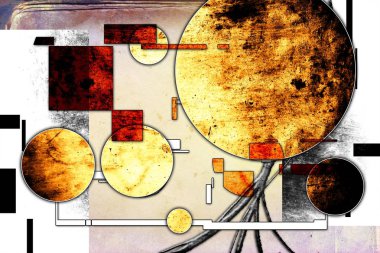 soyut renk tasarımı sanat illüstrasyonu