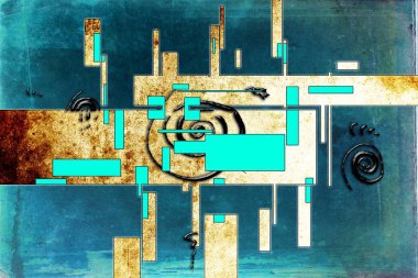 soyut renk tasarımı sanat illüstrasyonu