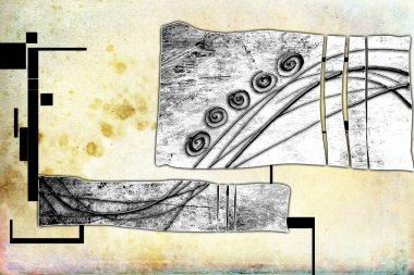 soyut renk tasarımı sanat illüstrasyonu