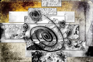 soyut renk tasarımı sanat illüstrasyonu