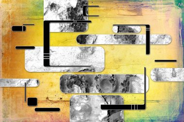 soyut renk tasarımı sanat illüstrasyonu