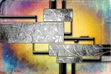 soyut renk tasarımı sanat illüstrasyonu