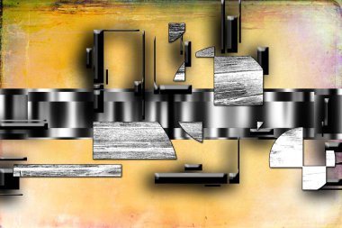 soyut renk tasarımı sanat illüstrasyonu