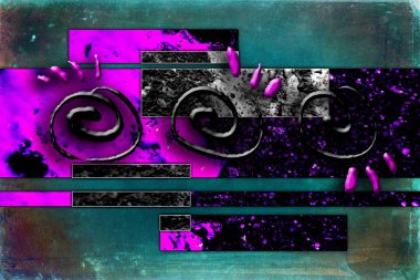 soyut renk tasarımı sanat illüstrasyonu