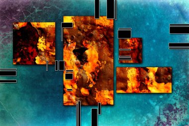 soyut renk tasarımı sanat illüstrasyonu