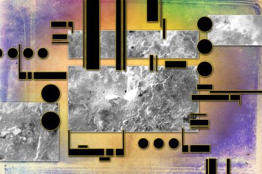 soyut renk tasarımı sanat illüstrasyonu