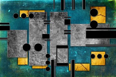 soyut renk tasarımı sanat illüstrasyonu