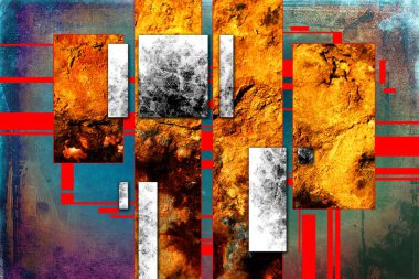 soyut renk tasarımı sanat illüstrasyonu