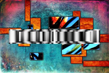 soyut renk tasarımı sanat illüstrasyonu