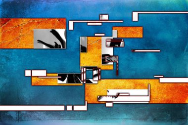 soyut renk tasarımı sanat illüstrasyonu