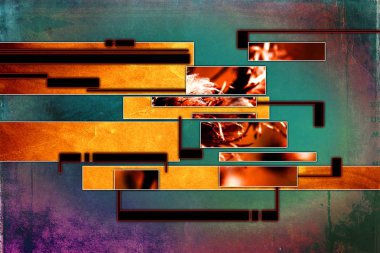 soyut renk tasarımı sanat illüstrasyonu