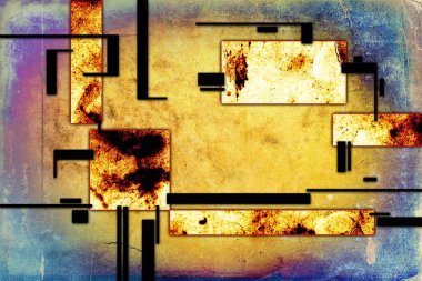 soyut renk tasarımı sanat illüstrasyonu