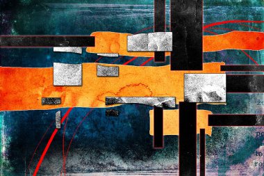 soyut renk tasarımı sanat illüstrasyonu