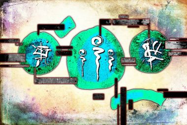 soyut renk tasarımı sanat illüstrasyonu