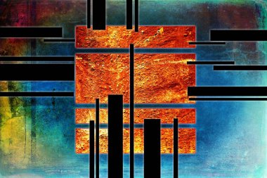 soyut renk tasarımı sanat illüstrasyonu