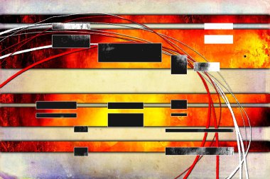 soyut renk tasarımı sanat illüstrasyonu