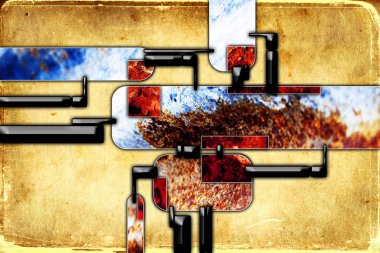 soyut renk tasarımı sanat illüstrasyonu