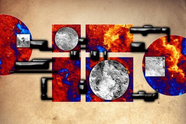 soyut renk tasarımı sanat illüstrasyonu