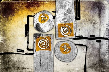 soyut renk tasarımı sanat illüstrasyonu