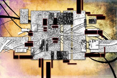 soyut renk tasarımı sanat illüstrasyonu