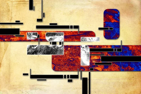 soyut renk tasarımı sanat illüstrasyonu