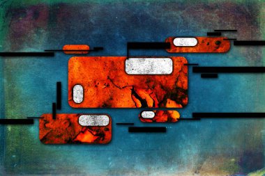 soyut renk tasarımı sanat illüstrasyonu