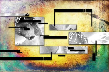 soyut renk tasarımı sanat illüstrasyonu