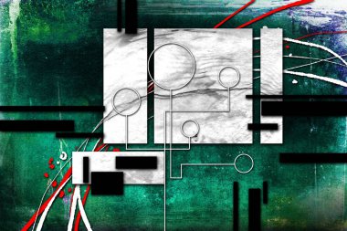 soyut renk tasarımı sanat illüstrasyonu