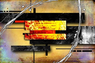 soyut renk tasarımı sanat illüstrasyonu