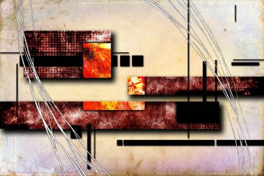 soyut renk tasarımı sanat illüstrasyonu