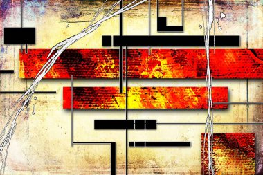 soyut renk tasarımı sanat illüstrasyonu