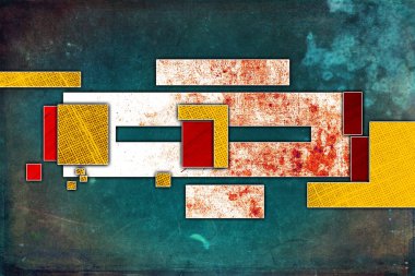 soyut renk tasarımı sanat illüstrasyonu