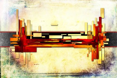 soyut renk tasarımı sanat illüstrasyonu