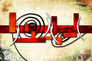 soyut renk tasarımı sanat illüstrasyonu