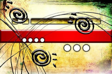 soyut renk tasarımı sanat illüstrasyonu