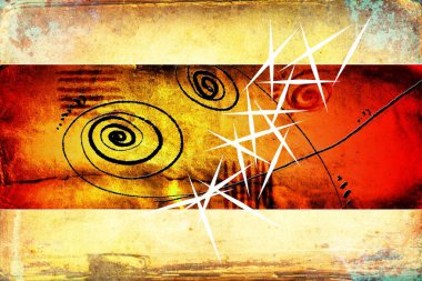 soyut renk tasarımı sanat illüstrasyonu