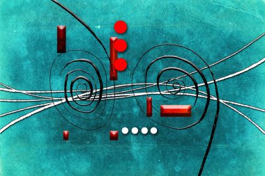 soyut renk tasarımı sanat illüstrasyonu