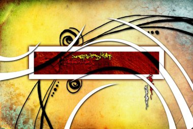 soyut renk tasarımı sanat illüstrasyonu