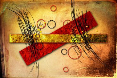 soyut renk tasarımı sanat illüstrasyonu