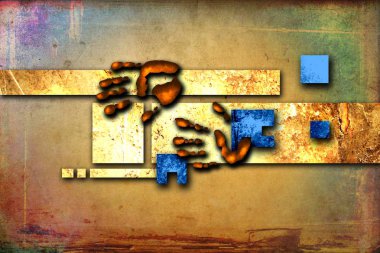 soyut renk tasarımı sanat illüstrasyonu