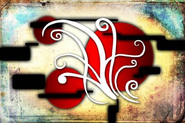 soyut renk tasarımı sanat illüstrasyonu