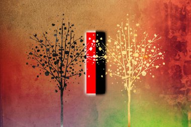 soyut renk tasarımı sanat illüstrasyonu