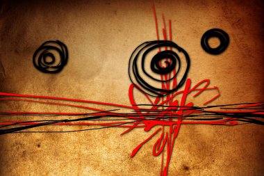 soyut renk tasarımı sanat illüstrasyonu