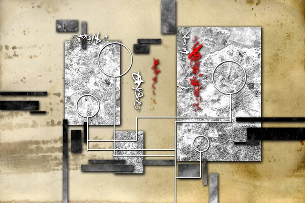 soyut renk tasarımı sanat illüstrasyonu